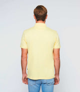 Gregor" yellow short sleeve polo