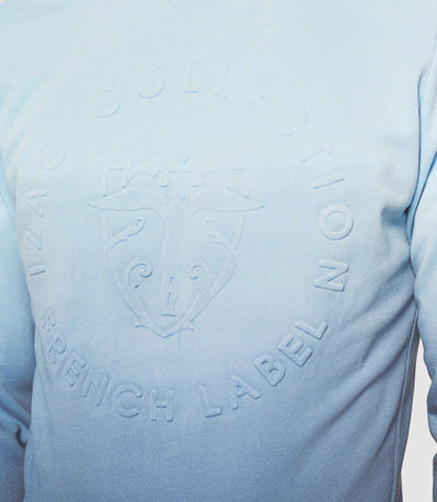 Sweat à capuche dégradé marine et bleu "Swdidie" - IZAC