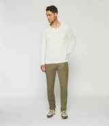 Pull col tunisien écru DIETTER - IZAC