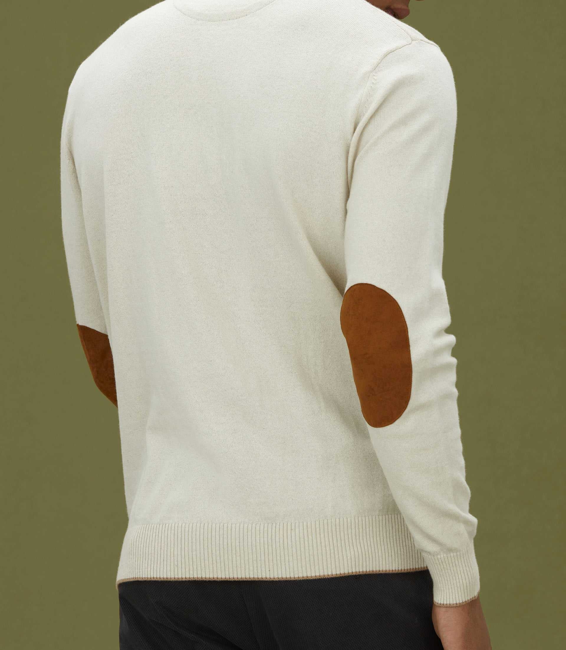 Pull col zippé écru "Lancelot" - IZAC