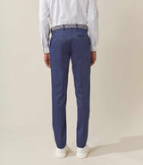 Inaco" city pants blue fabric