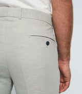 Bcalice" city pants in green linen