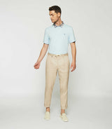 Pantalon ville en lin camel BALICIO