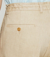 City pants in camel linen BALICIO