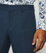 Pantalon en lin marine - IZAC