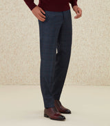 Prince of Wales blue pants "Neclatant