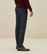 Prince of Wales blue pants "Neclatant