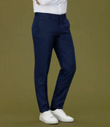 Pantalon bleu en flanelle "Nenvol" - IZAC