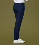 Pantalon bleu en flanelle "Nenvol" - IZAC