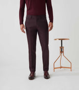 Pantalon ville bordeaux "Gveloute" - IZAC