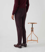 Pantalon ville bordeaux "Gveloute" - IZAC