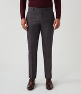 Pantalon ville Prince de Galles marron "Gvisuel"