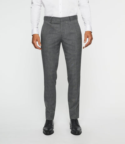 Pantalon ville séparable à carreaux gris FSOBRE - IZAC