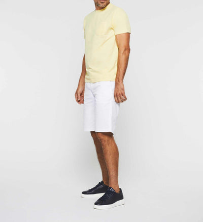 T-shirt col rond jaune "Gabriel" - IZAC