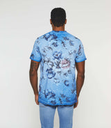 Gaylord" blue print T-shirt