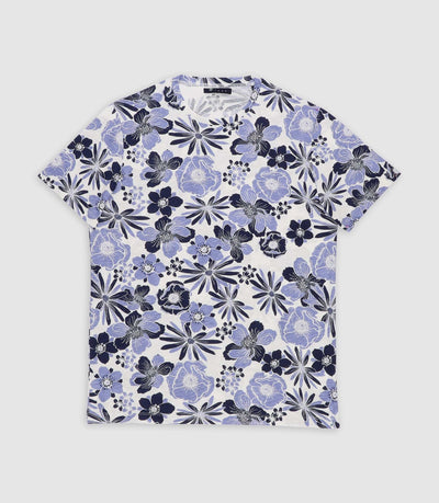 T-shirt imprimé blanc GUSTINOUT - IZAC