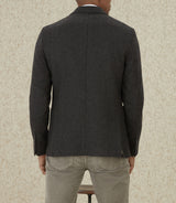 Veste en tweed chocolat "Ilargo"