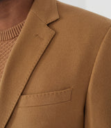 Raffineur" casual jacket with camel cashmere