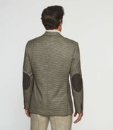 Veste motif pied de puce marron DANDY - IZAC
