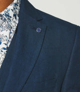 Navy separable linen jacket