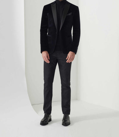 Veste ville séparable marine "Velvet" - IZAC