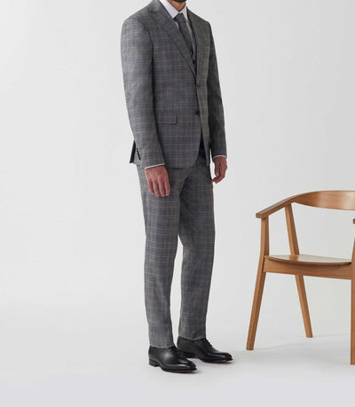 Veste ville Prince de Galles gris "Vintage" - IZAC