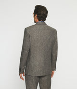 Brown tweed city jacket SAND