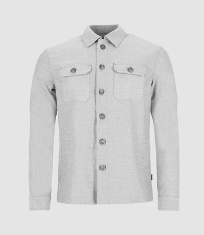 Surchemise séparable 2 boutons grise SNOW - IZAC