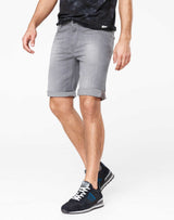 Bermuda slim en jean gris clairIZAC