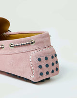 Light Pink Leather Loafers