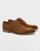 Derby cuir suédé camel "Enzo" - IZAC