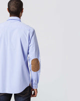 Suede elbow pads shirt