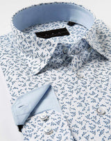 Chemise Imprimé Floral Ciel - IZAC