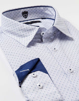 Preface" Printed Stripe Shirt