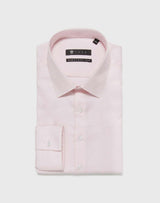 Chemise coton dobby rose "Liberte" - IZAC