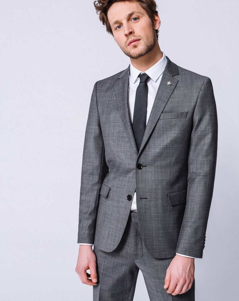 Costume faux uni gris mason - IZAC