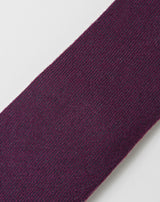 Burgundy flannel tie