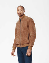 Blouson cuir camel "Imanie"IZAC