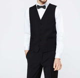 Xfabulous" black suit vest