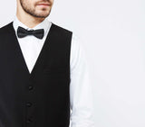 Xfabulous" black suit vest