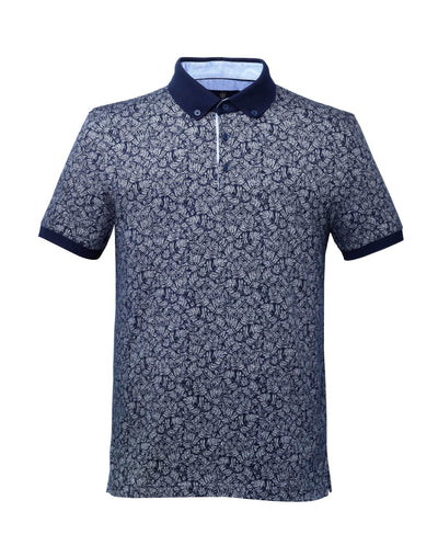 Polo motif palmiers - IZAC