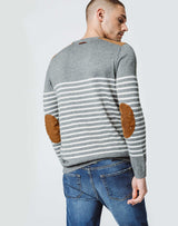 Grey Striped Sweater