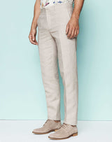 Pantalon coton et lin beige "Liverpool" - IZAC