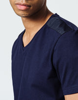 Navy Yoke T-Shirt