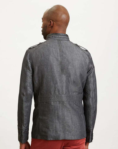 Veste courte militaire noire "Thai" - IZAC