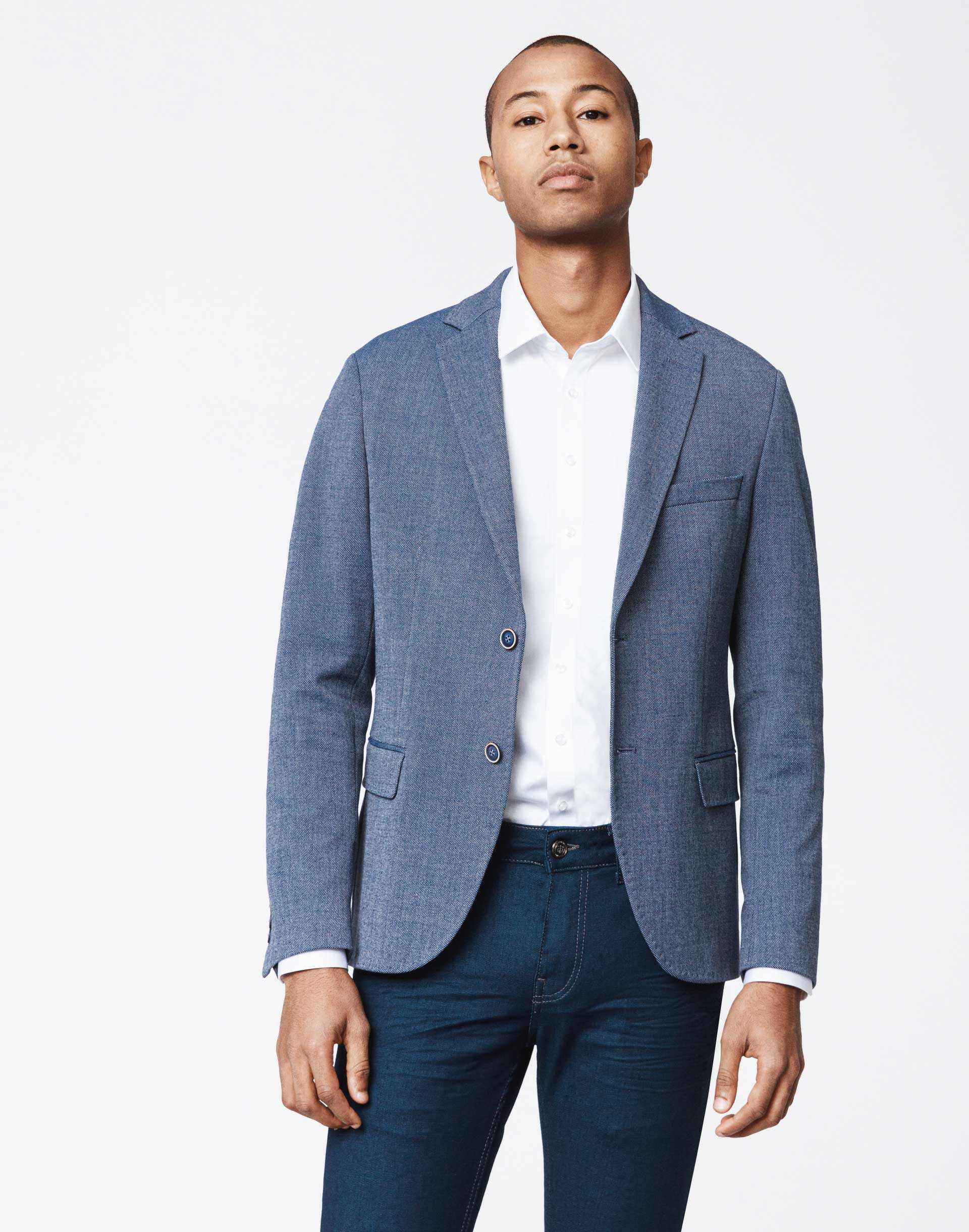 Casual linen jacket and cotton 